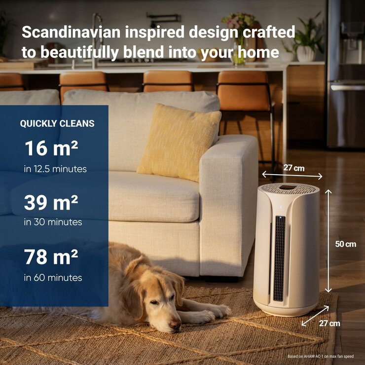 Lifestyle image of Blueair T10i ComfortPure™ 3-in-1 Air Purifier with Scandinavian inspired design