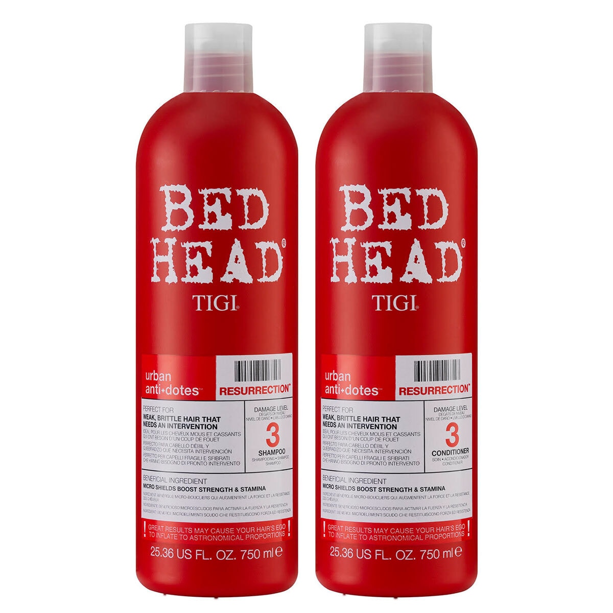 TIGI Head Level 3 Resurrection Shampoo & Conditioner,...