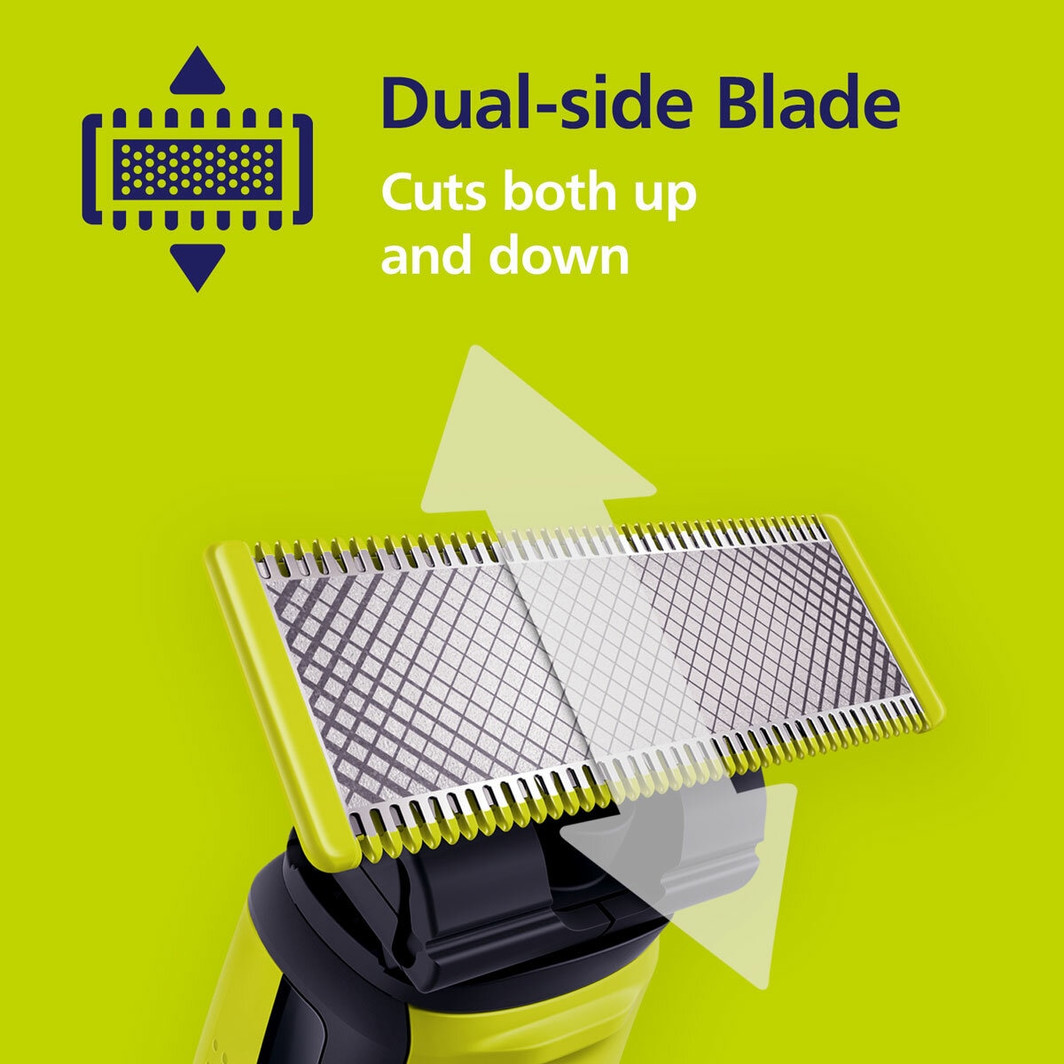 Lifestyle image of dual side blade