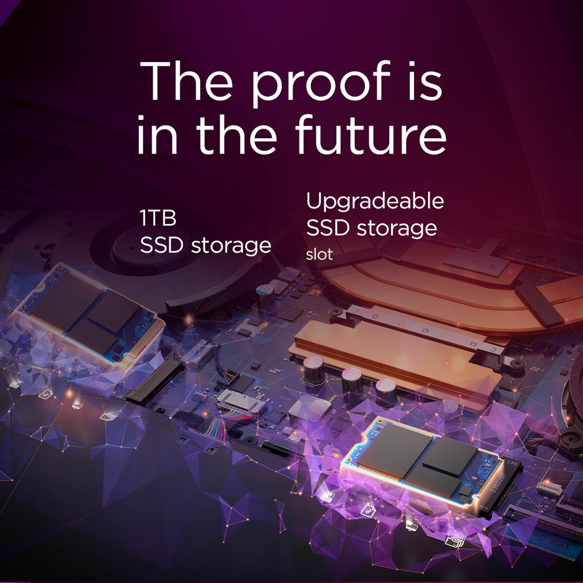 Lenovo IdeaPad Slim 3, Copilot+ PC, Snapdragon X, 24GB RAM, 1TB SSD, 15.3 Inch Laptop, 83N3002DUK