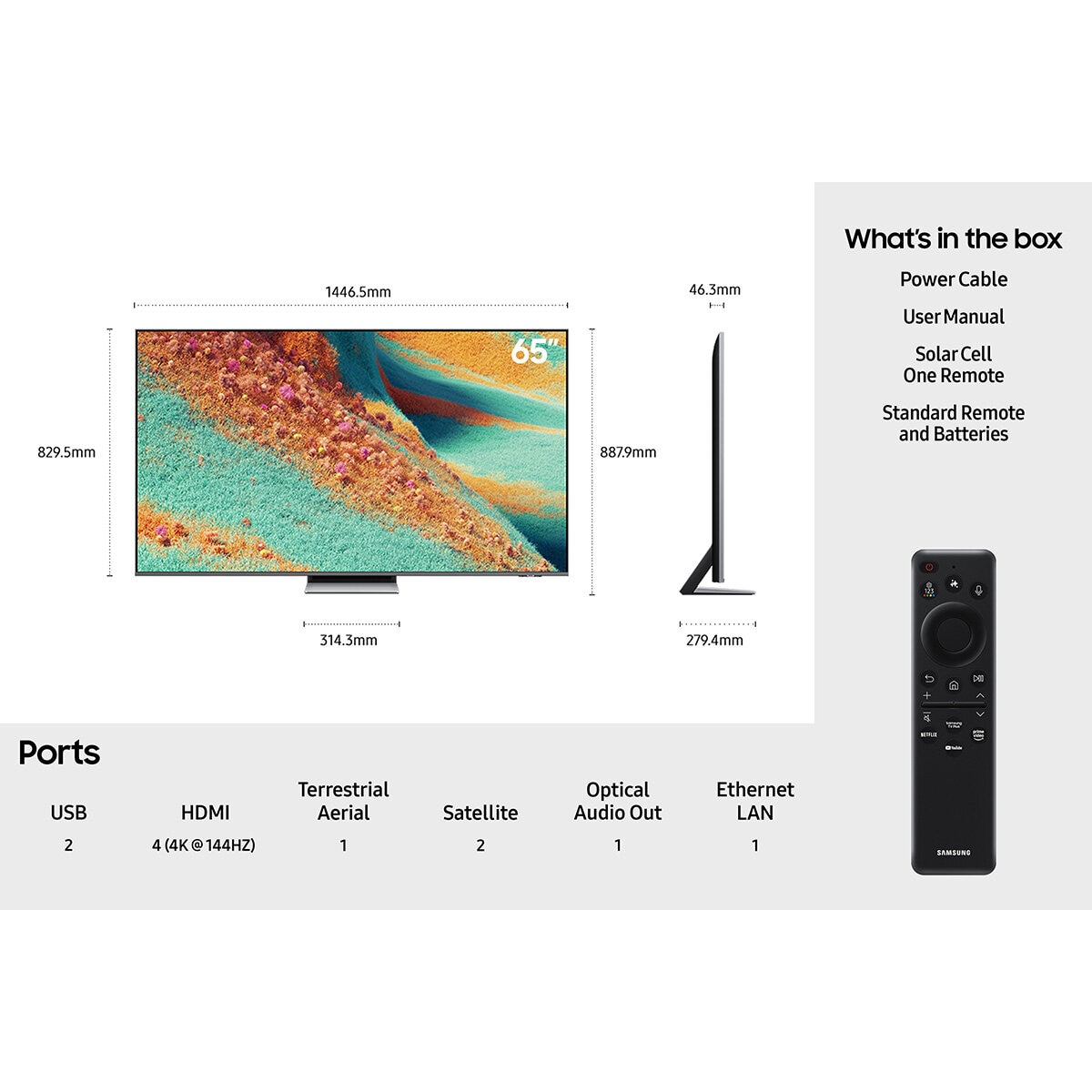Buy Samsung QE65QN85FAUXXU 65 Inch Neo QLED 4K Ultra HD Smart TV at Costco.co.uk