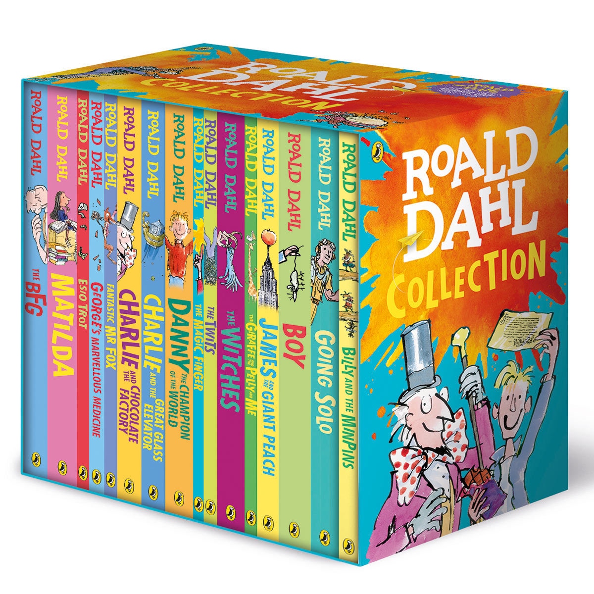 Roald Dahl Collection, 16 Book Box Set (7+ Years) | Costc