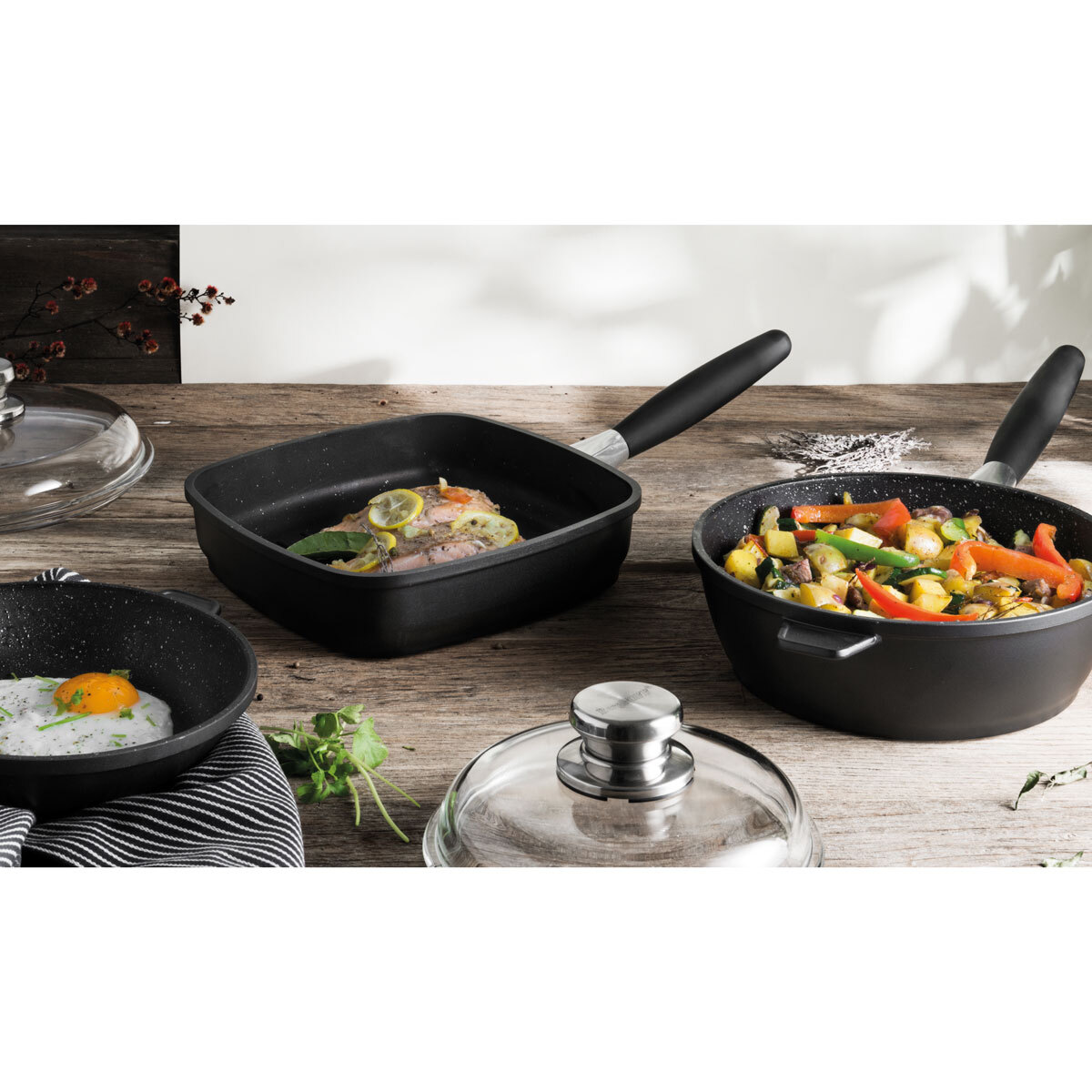 BergHOFF Champion Eurocast Cookware Set, 7 Piece