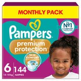 Pampers Premium Protection, Size 6, 144 Pack