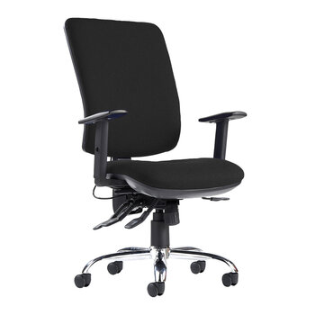 Senza Ergonomic Asynchro Task Chair, Black