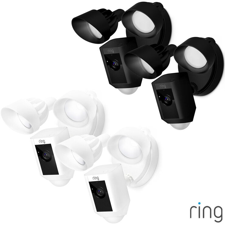 Ring Hardwired Floodlight Cam 2 pack in 2 Colours Costco UK