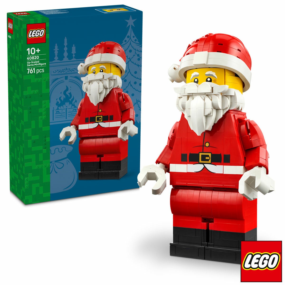 LEGO Iconic Up-Scaled Santa Minifigure - Model 40820