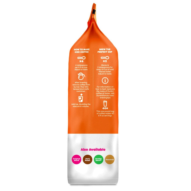 Pack of Dunkin French Vanilla Ground Coffe