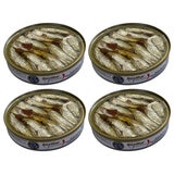 Baymar Gourmet Sardines in Olive Oil with Chilli Pepper, 4 x 150g