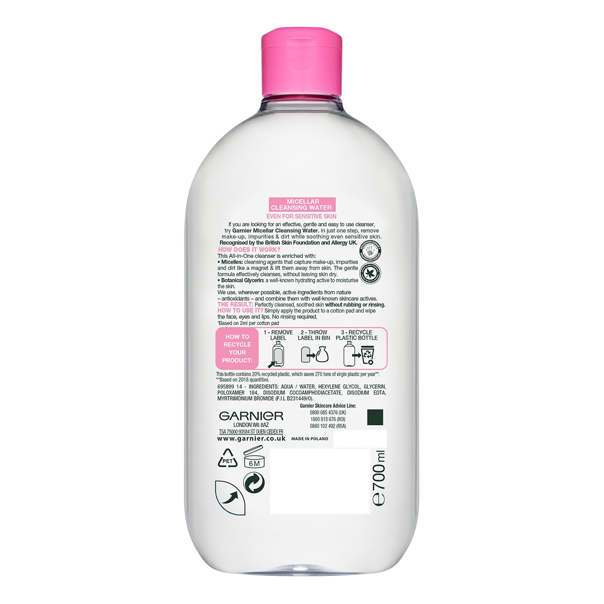 Garnier Micellar Water how it works