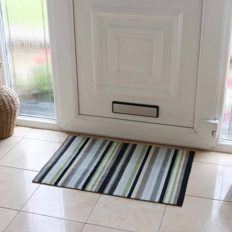 JVL Mega Doormat and Runner Mat Pack in Stipe Design Costco UK