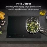 Hisense Hi8 HI6443BSCWF 60cm Induction Hob with Area Flex, in Black
