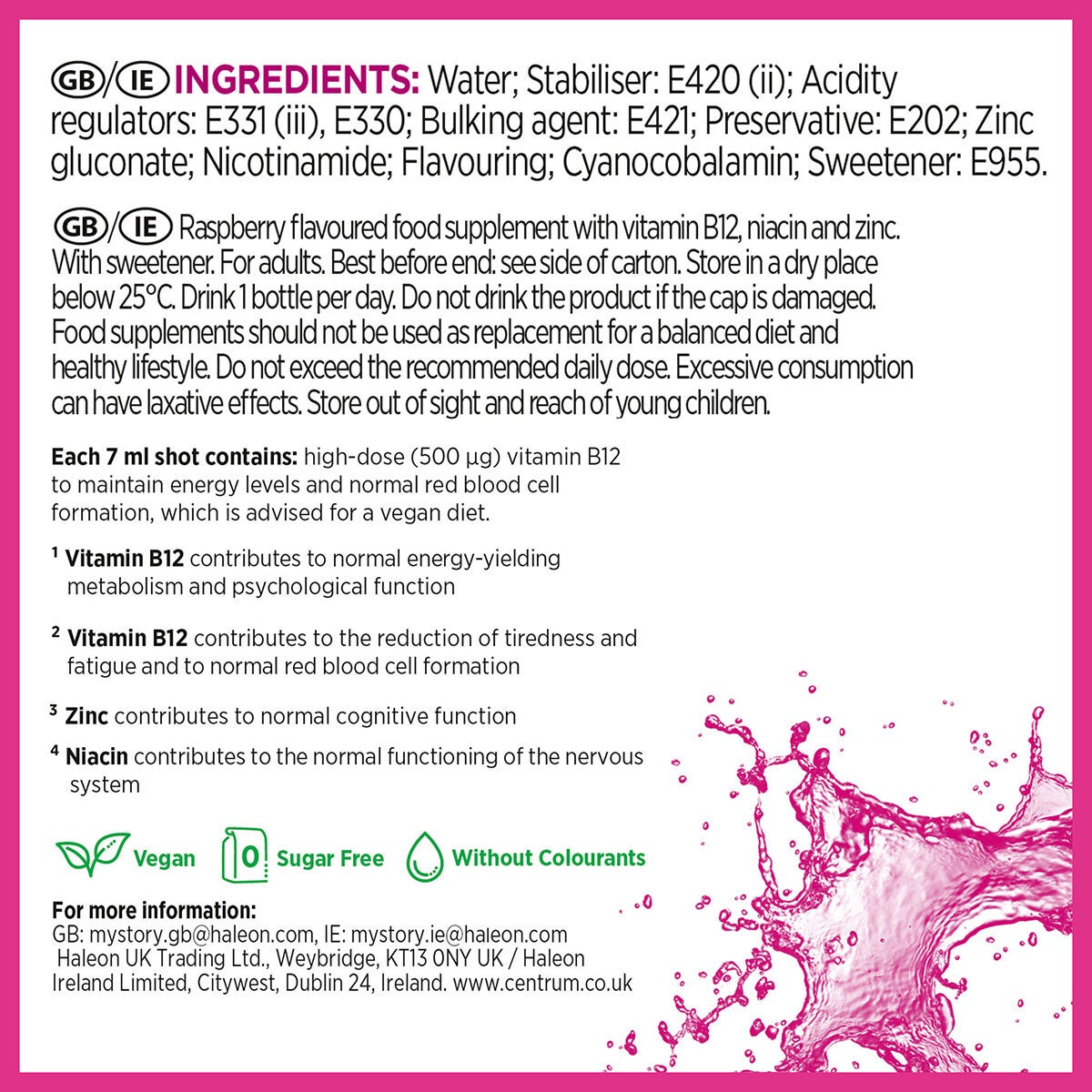 Ingredients Ingredients