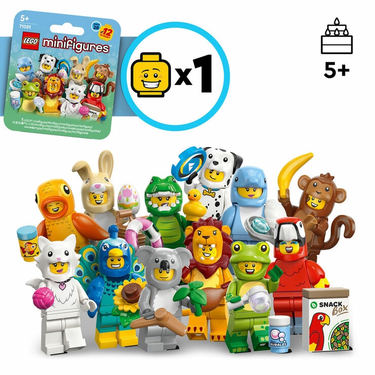 LEGO Minifigures Animal Series 28 - Model 71051 (5+ Years)