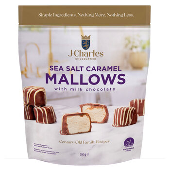 J.Charles Sea Salt Caramel Mallows, 500g