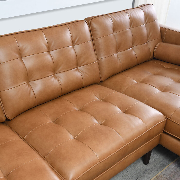 Simon Li Harstine Leather Sofa Backrest