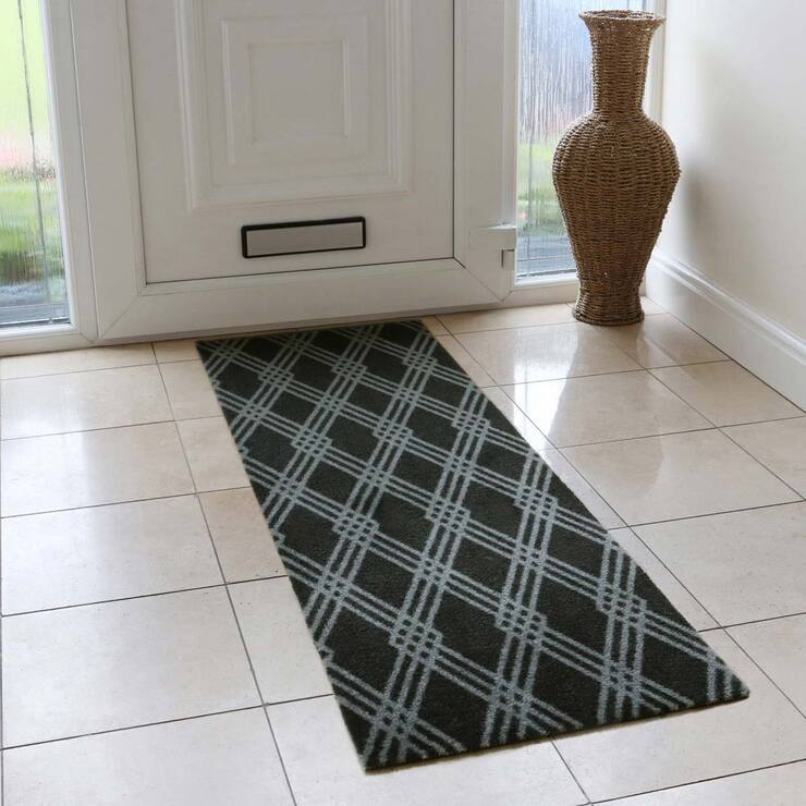 JVL Mega Doormat and Runner Mat Pack in Big Diamond Design Costco UK