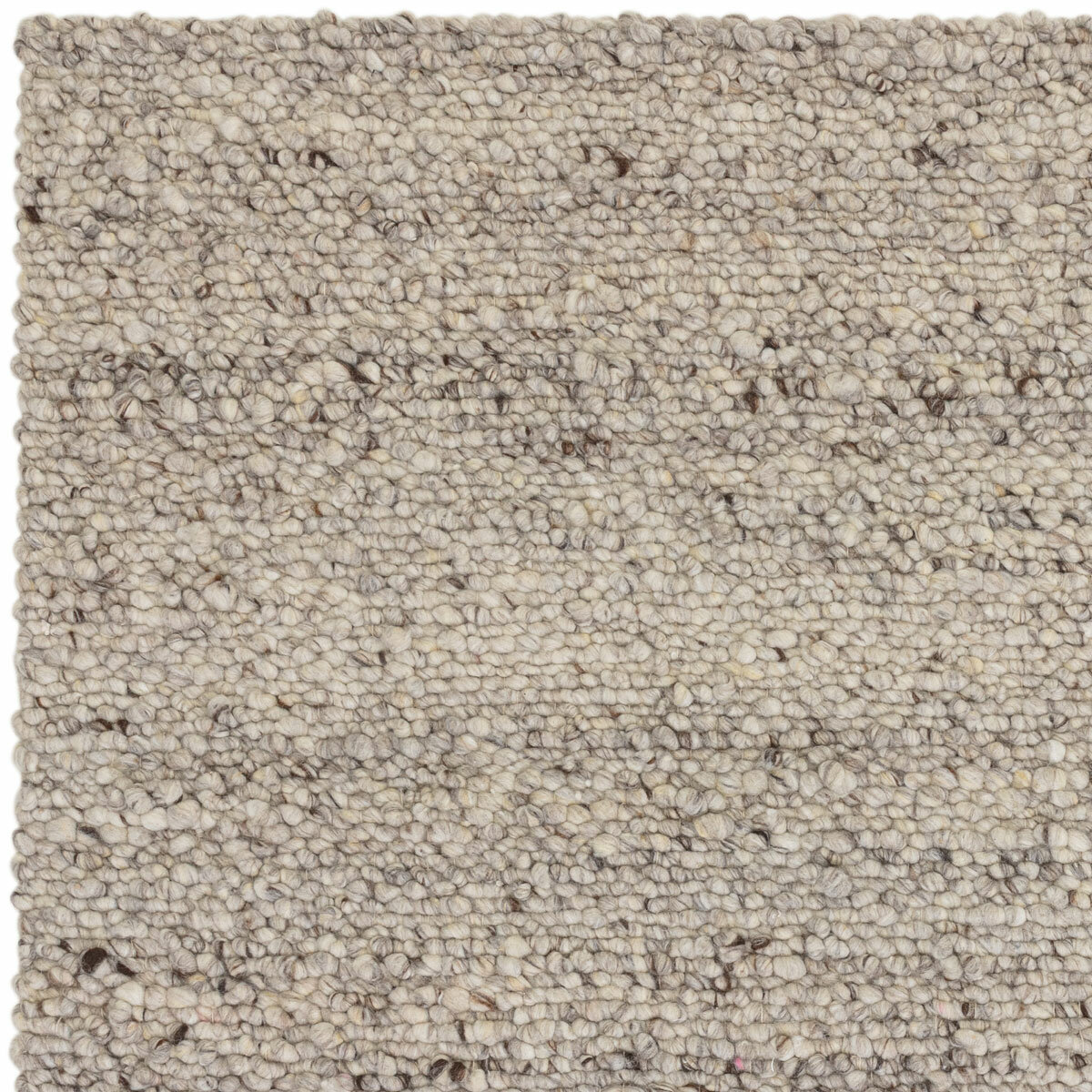 Adler Bouclé Wool Silver Rug, in 3 Sizes Adler Bouclé Wool Silver Rug, in 3 Sizes