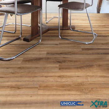 Xtra Step Rustic Oak 12mm AC4 Laminate Flooring Planks - 1.45m² Per Pack