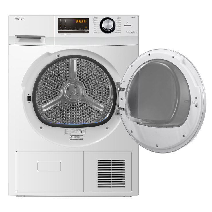 Haier HD90A636, 9kg, Heat Pump Tumble Dryer A++ in White Costco UK