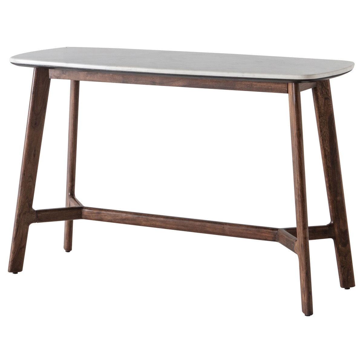 Gallery Mataro White Marble Top Console Table Costco UK