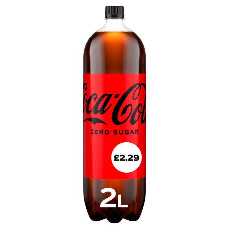 Coca Cola Zero Sugar PMP £2.29, 2L