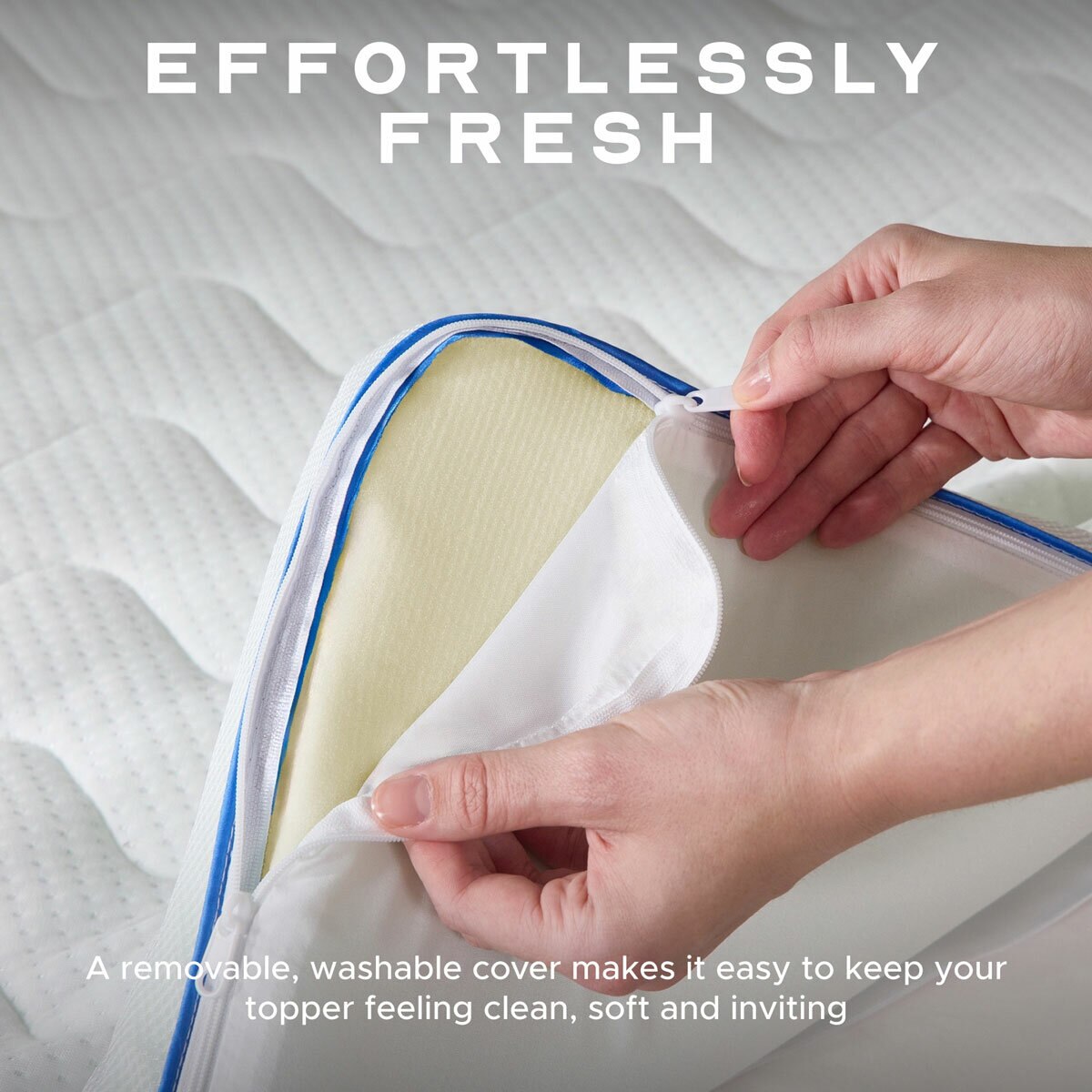 Snuggledown Luxury Memory Foam & Gel Mattress Topper in 2 Sizes