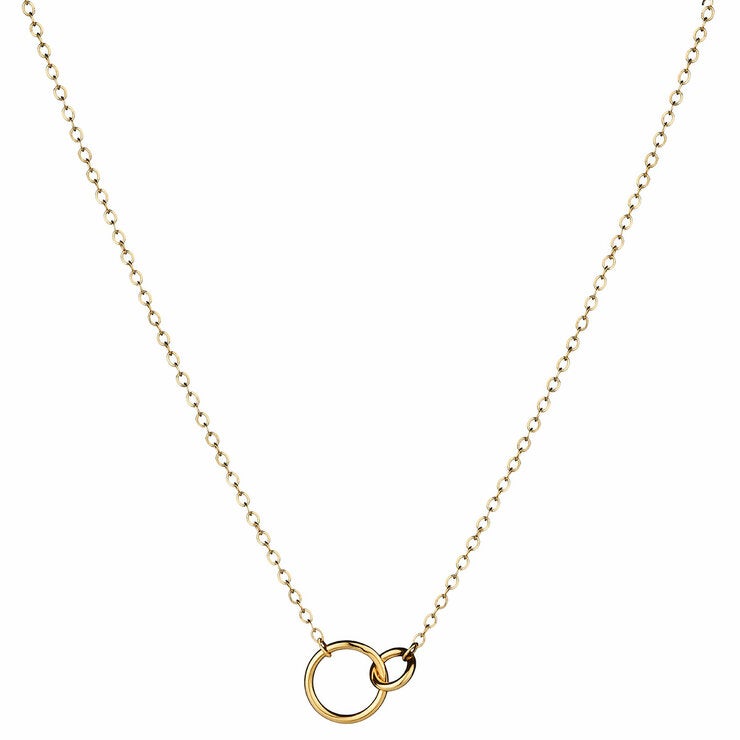 14ct Yellow Gold Love Rings Necklace 14ct Yellow Gold Love Rings Necklace