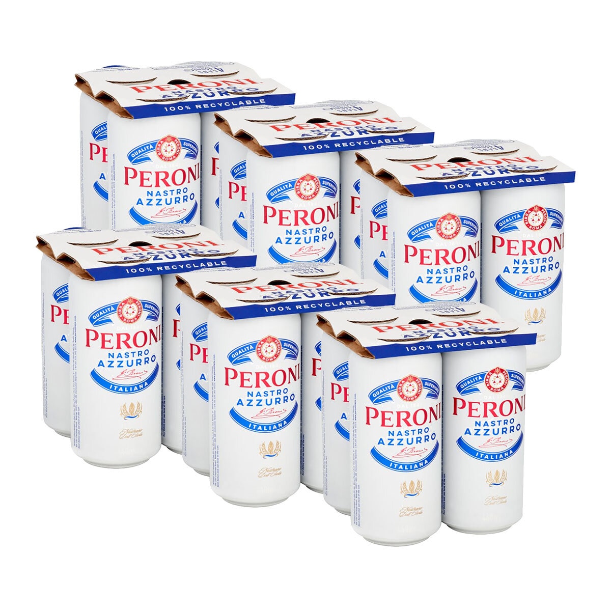 Peroni Nastro Azzurro, 6 x 4 x 440ml