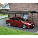 Palram Vitoria 5000 Aluminium and Polycarbonate Carport, Grey