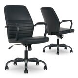 True Innovations BTS Modern Task Chair in Black