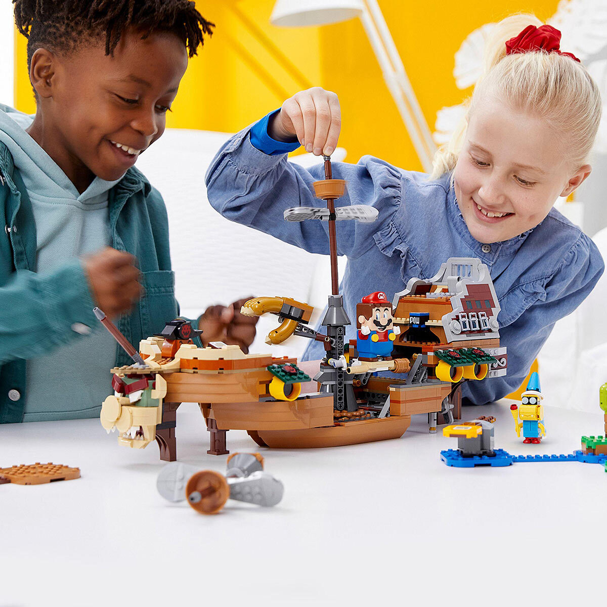 Buy LEGO Super Mario Bowser's Airship Expansion Set Lifestyle Image at Costco.co.uk
