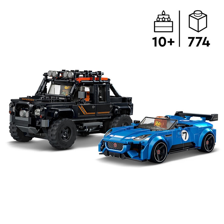 LEGO Speed Champions Jaguar Project 7 & Land Rover Defender - Model 77264 (10+ Years) LEGO Speed Champions Jaguar Project 7 & Land Rover Defender - Model 77264 (10+ Years)
