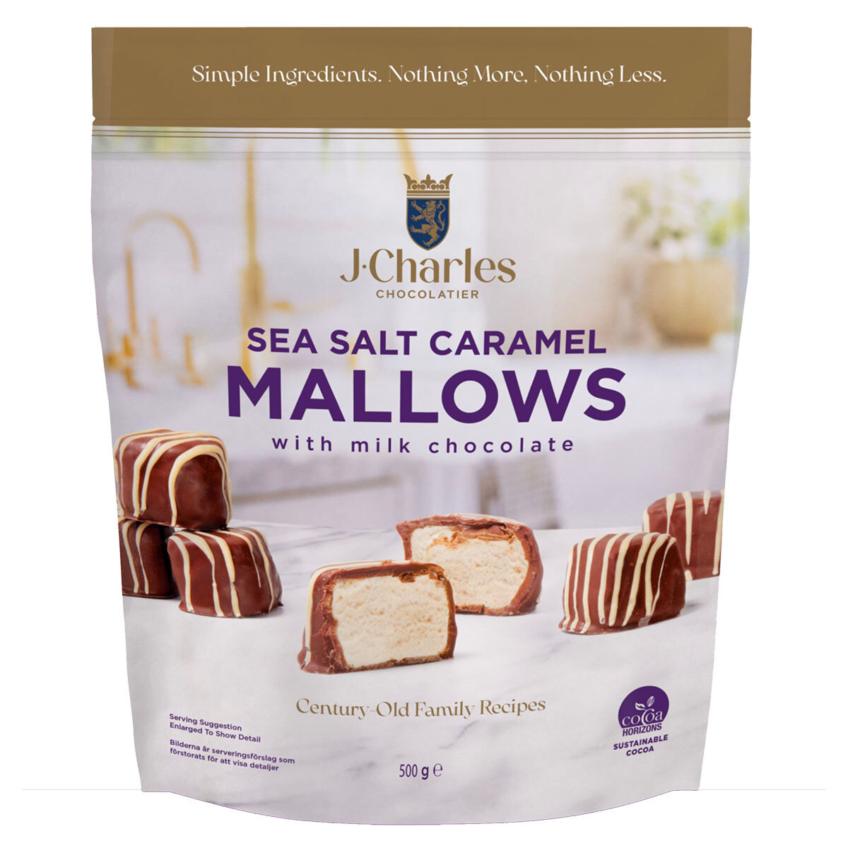 J.Charles Sea Salt Caramel Mallows, 500g