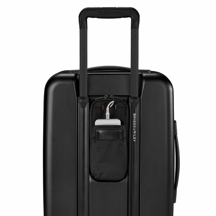 Domestic Carry-On Expandable Spinner, Black Domestic Carry-On Expandable Spinner, Black