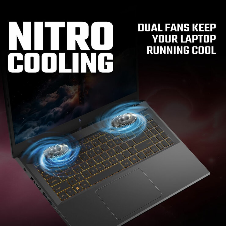 Acer Nitro V15, Intel Core i5, 16GB RAM, 512GB SSD, NVIDIA GeForce RTX 4050, 15.6 Inch Gaming Laptop, NH.QUAEK.003 Acer Nitro V15, Intel Core i5, 16GB RAM, 512GB SSD, NVIDIA GeForce RTX 4050, 15.6 Inch Gaming Laptop, NH.QUAEK.003