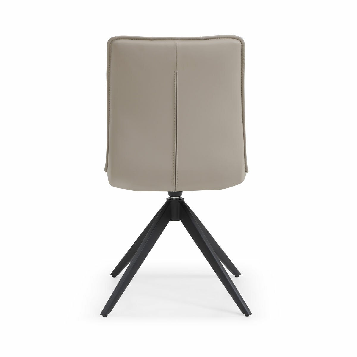Indus Valley Skylar Taupe Faux Leather Dining Chair, 2 Pack