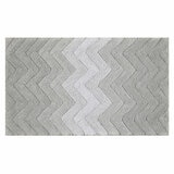 Riviera Home Chevron Grey Ombre Bath Mat, 55 x 91 cm