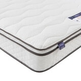 Silentnight 1200 Pocket Memory Cushion Top Mattress & Sandstone Divan in 4 Sizes