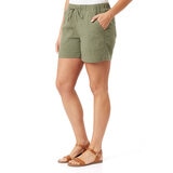 Briggs Ladies Linen Short in Green