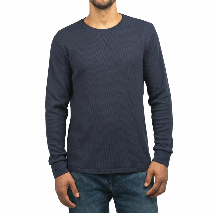 Jachs Mens Flannel Shirt & Thermal 2 Pack in Navy, Size Extra Large