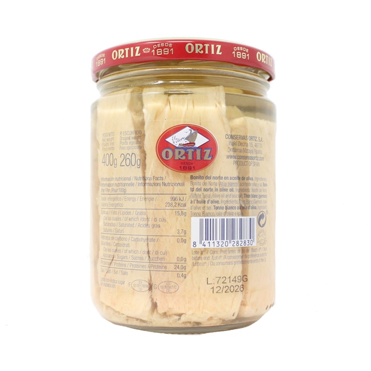 Ortiz White Tuna in Olive Oil, 400g Costco UK