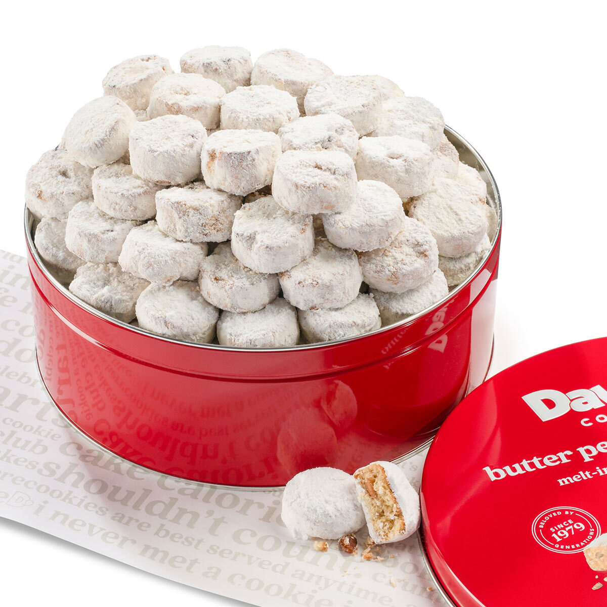Open Tin with Cookies