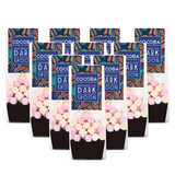 Cocoba Dark Chocolate Hot Chocolate Spoons with Marshmallows, 10 x 50g