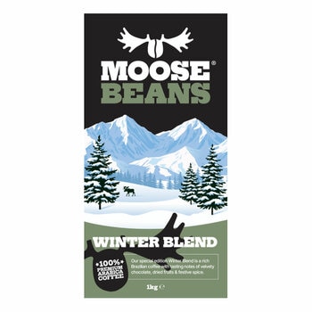 Moose Beans Winter Blend Coffee Beans, 1kg