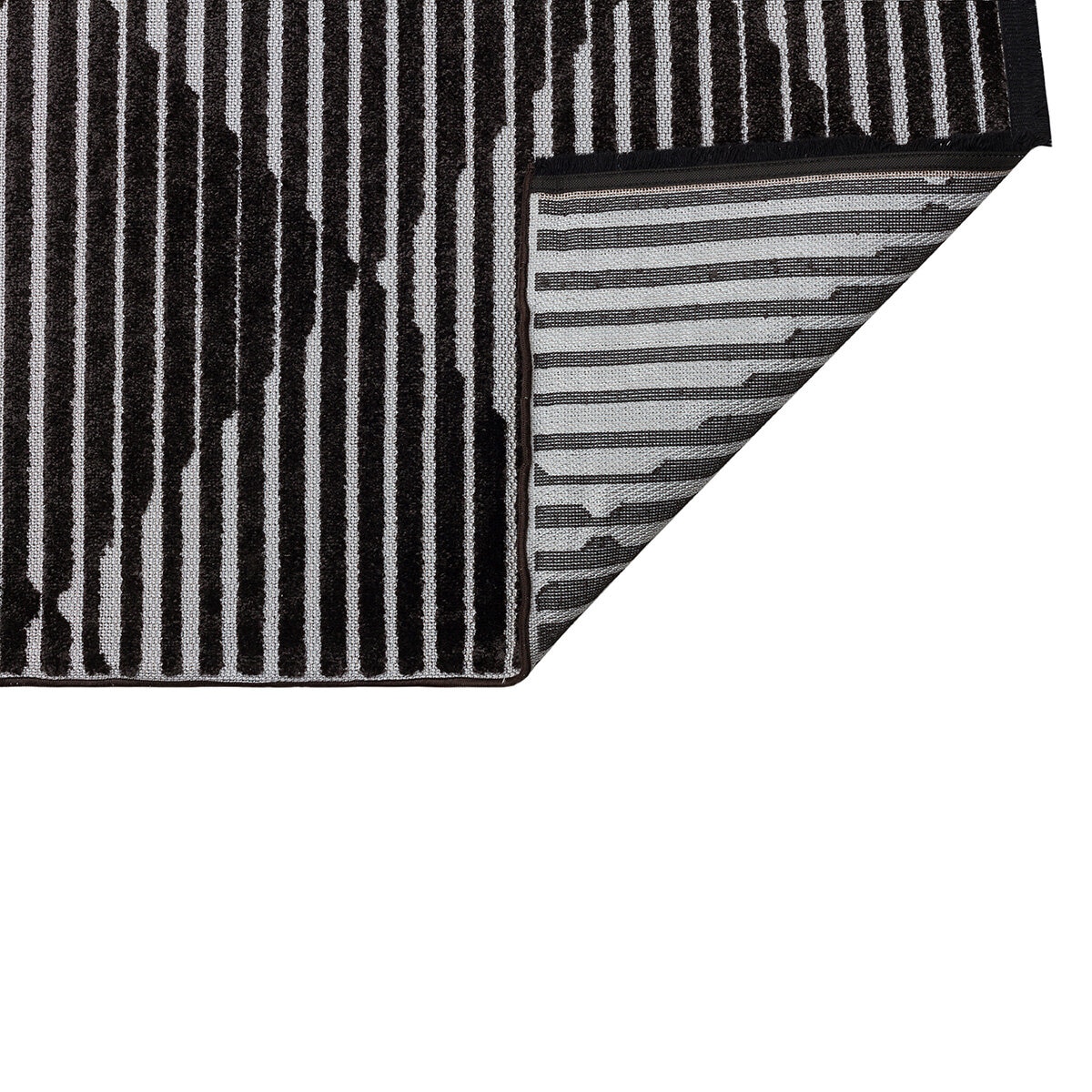 Concept Looms Jazz Black Indoor Outdoor Rug, in 2 Sizes