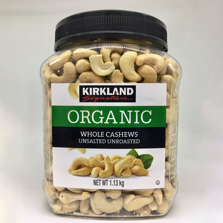 Kirkland Signature Organic Cashews, 1.13kg Costco UK