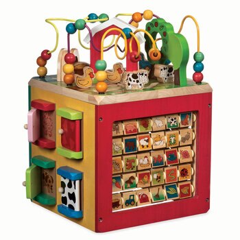 Wooden Farm Activity Cube (12+ Months)