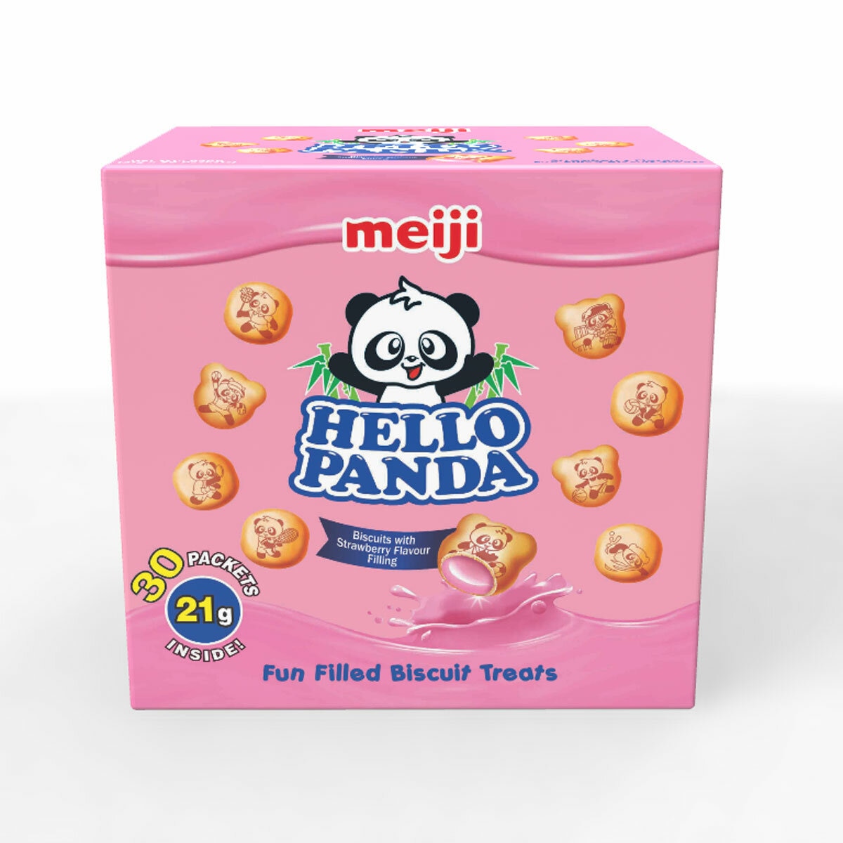 HELLO PANDA STRAW BISCUIT BOX 30X21G
