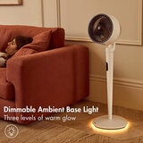 Aircraft Air Lume Pedestal Fan Dimmable Ambient Base Light - three levels of warm glow